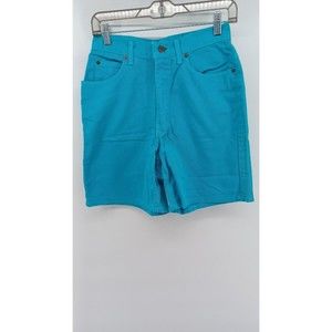 Gantos Women's Denim Shorts Size 6 High Rise Blue Flat Front Vintage 80S